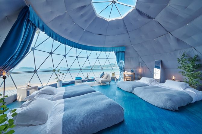 東海 グランピング 温泉