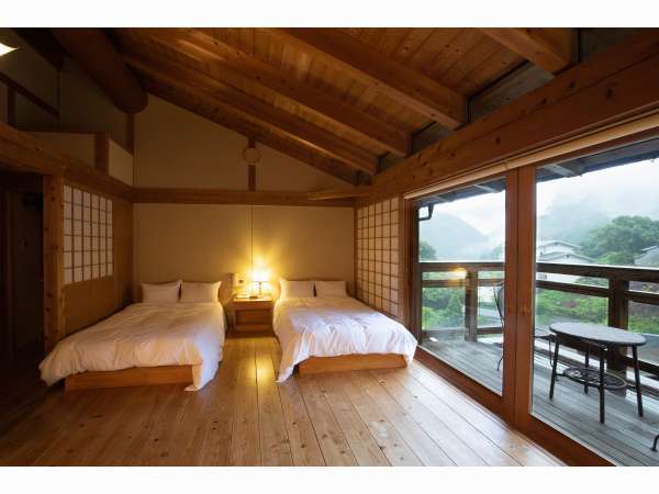 中津渓谷ゆの森 仁淀ブルー コテージ