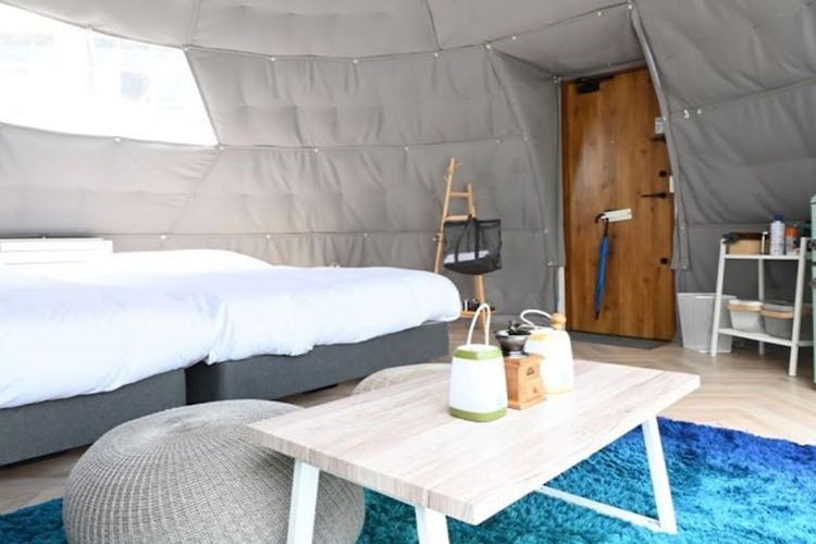 高滝湖グランピングリゾート ドームテント