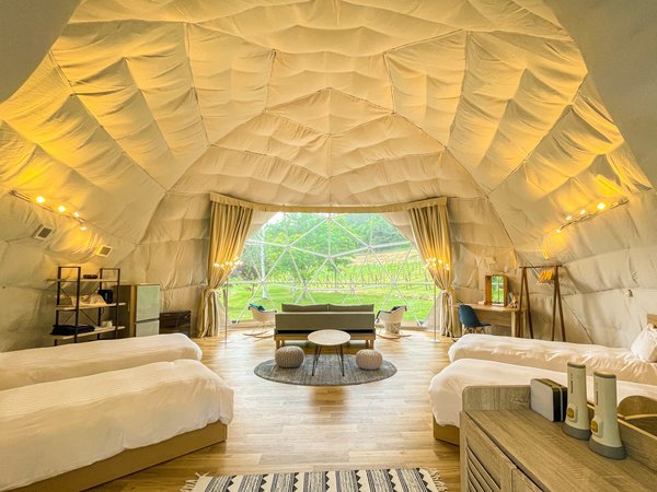 ログホテル メープルロッジ グランピング