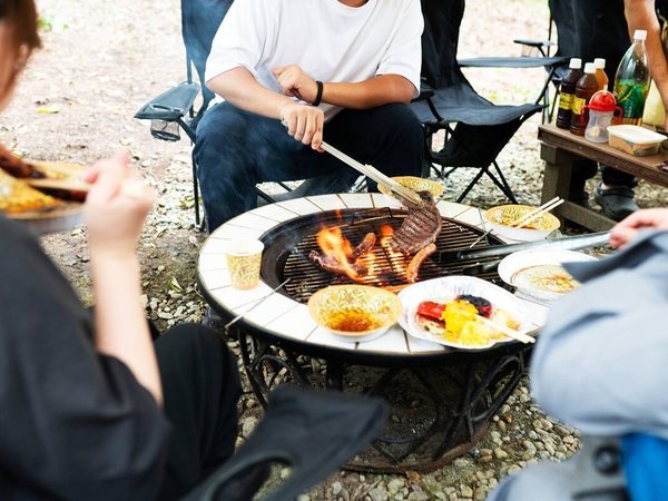 アウトドア貸切別荘北軽井沢Ⅱ 焚き火