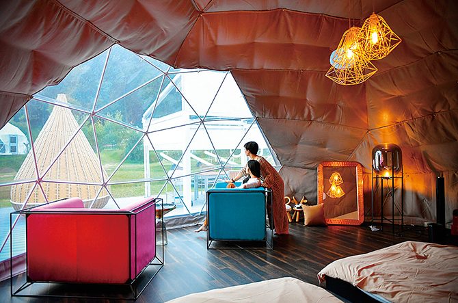 グランピング 家族