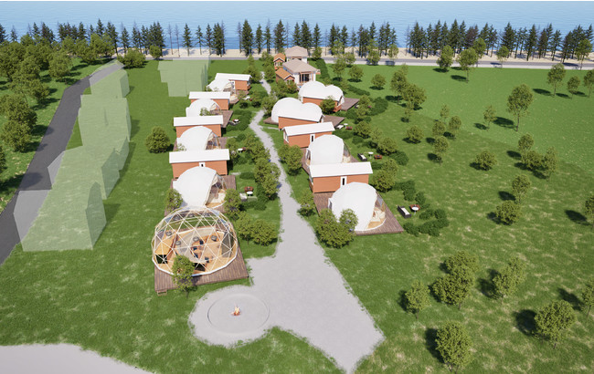 グランピングヴィレッジ 滋賀今津浜 プライベートプール