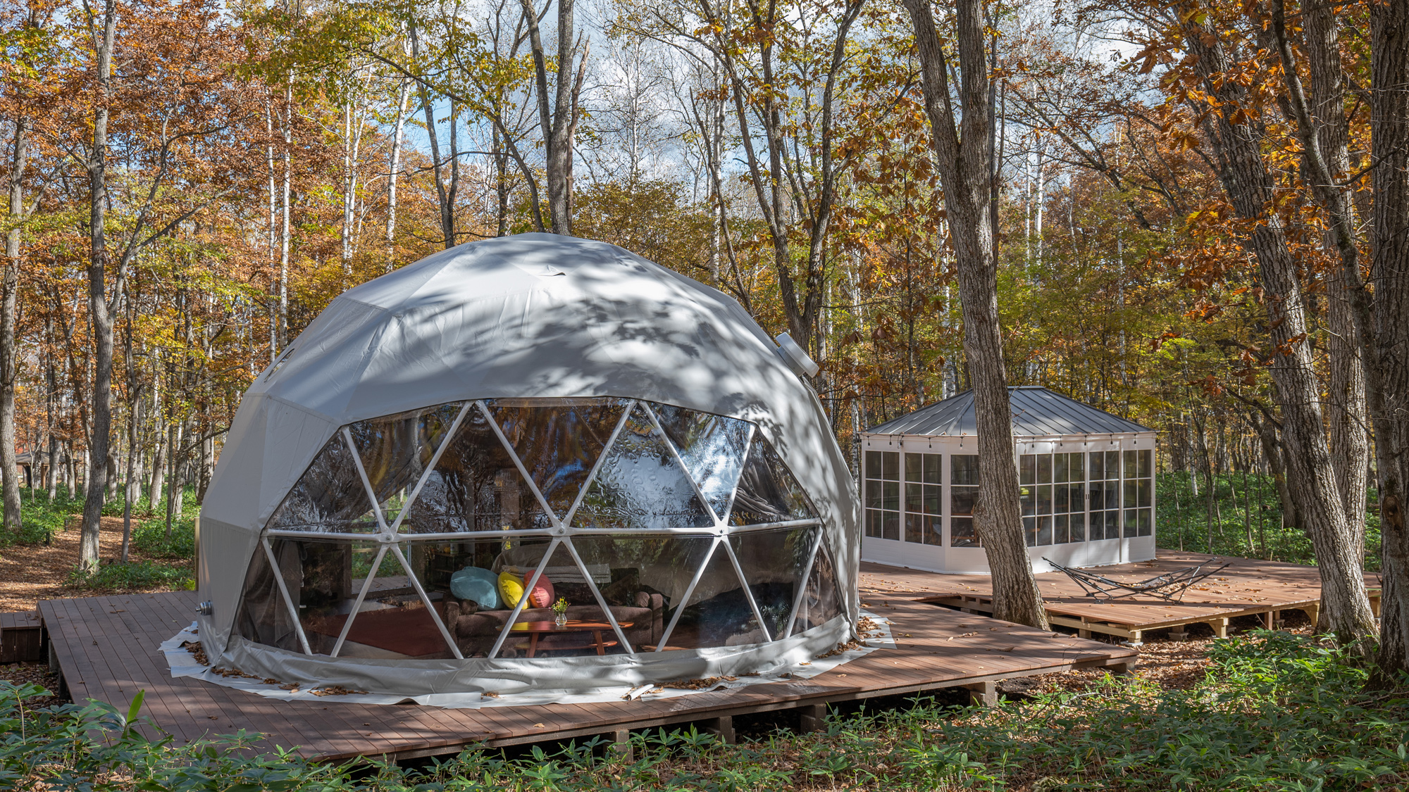 十勝ワッカの森キャンプ場 ドームテント