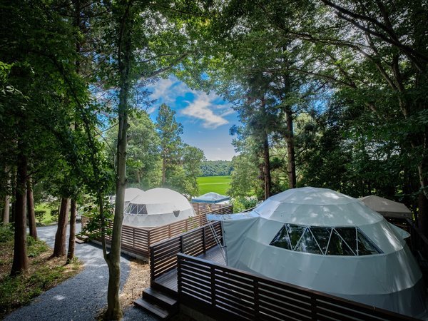 井頭温泉チャットパレス グランピング ドームテント