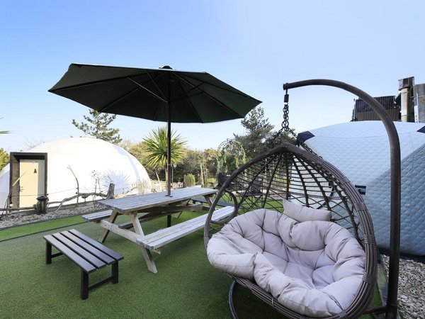 隠れ家 四季の月 ドームテント ジャグジー