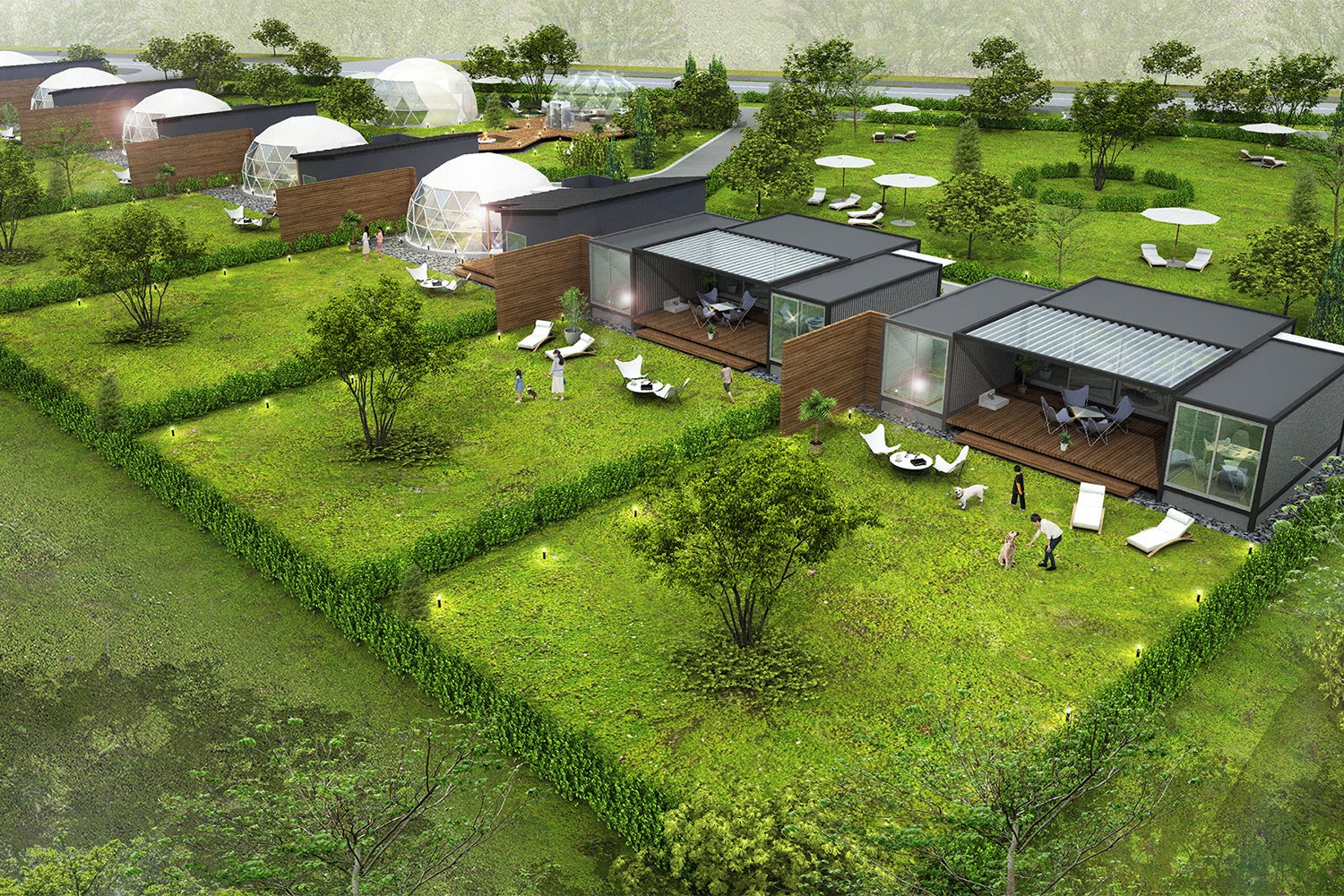 琵琶湖ドギーズグランピング 滋賀今津浜 プライベートドッグラン