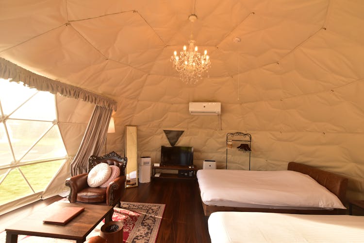 グランピング＆テルマー湯 東松山滑川店 ドームテント