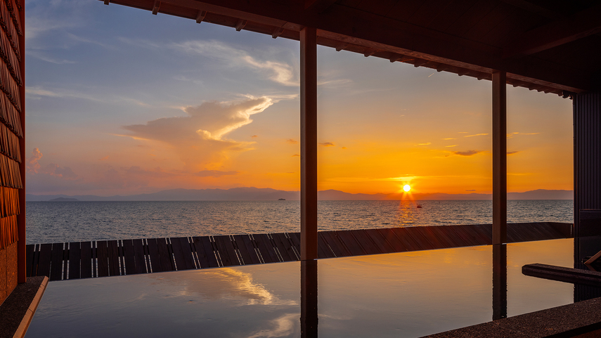 蒼の湖邸 BIWAFRONT HIKONE 天然温泉露天風呂