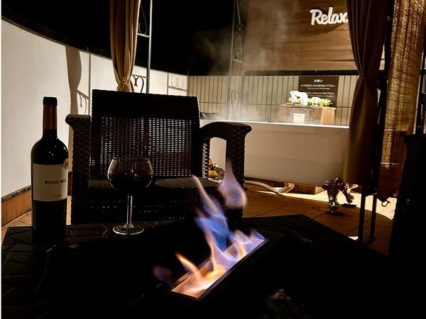 ガーデンヴィラ 富士吉田 BBQ 屋外風呂