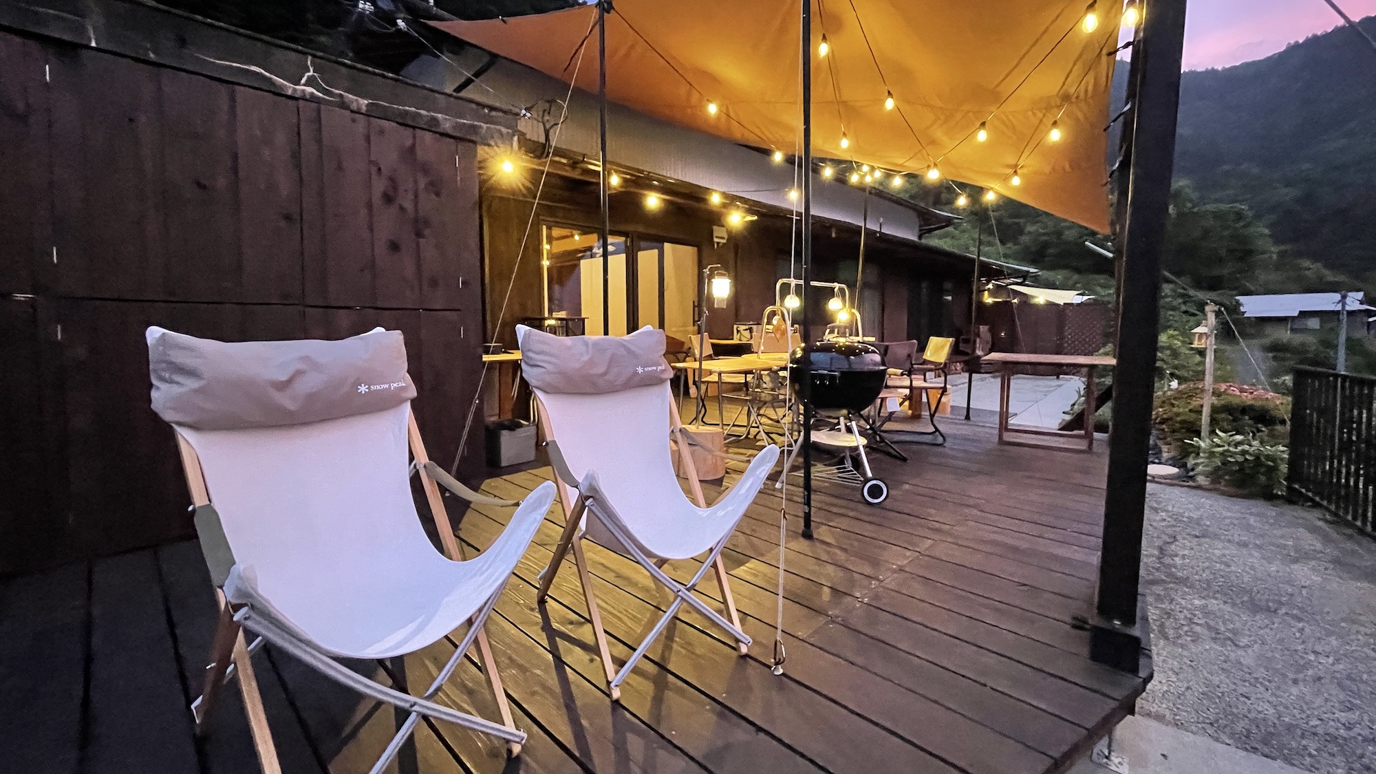 古民家グランピング MATOBA 五右衛門風呂