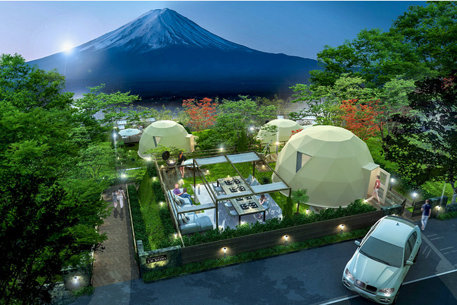 山梨 グランピング 富士山