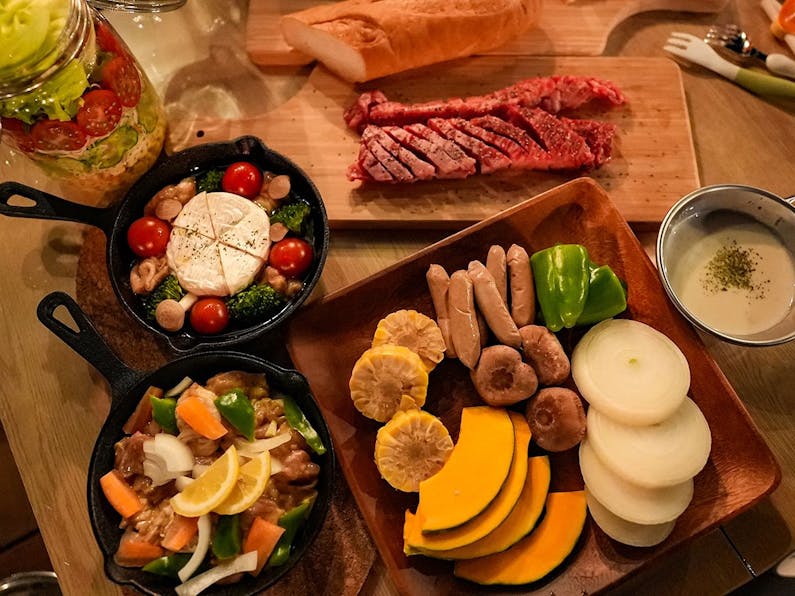 グランピング BBQ 近江牛