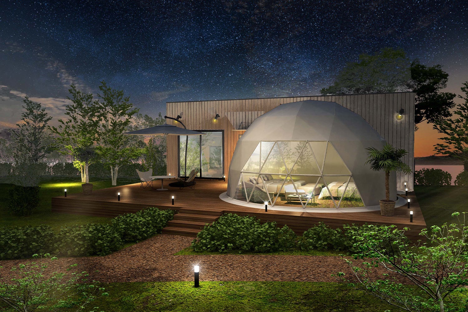 napooKaLa beach resort 夕日