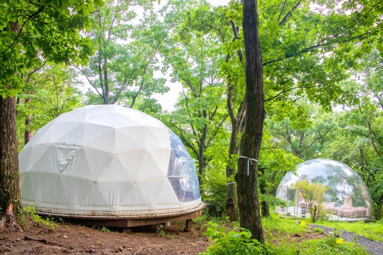 TOWAピュアコテージ 那須ハイランドパーク 透明ドームテント