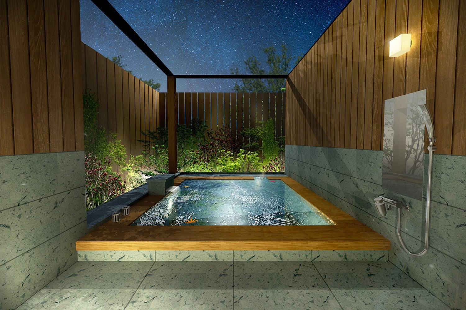 THE BASE GLAMPING YUGAWARA 露天風呂