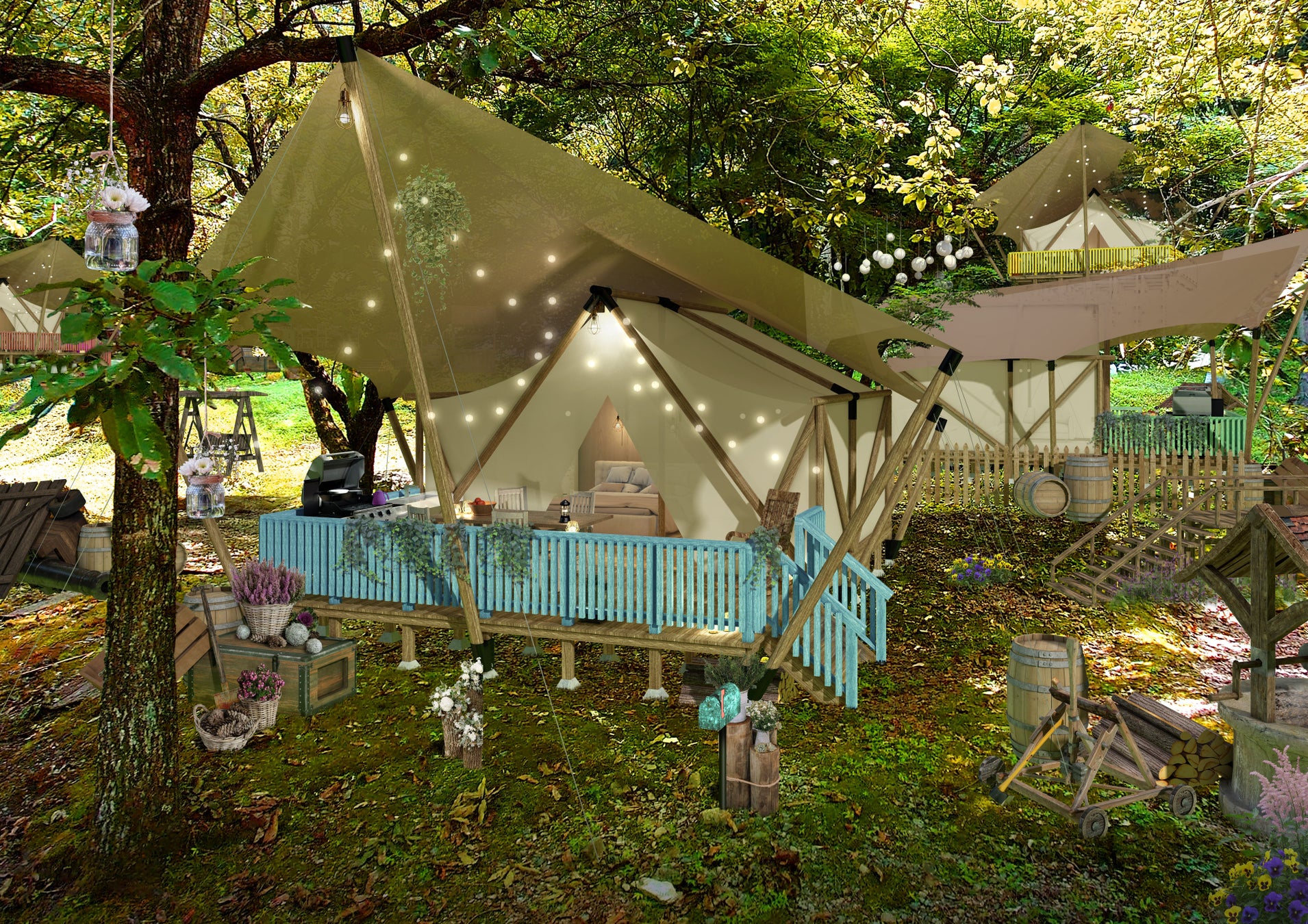 ミューの森 グランピング 星空