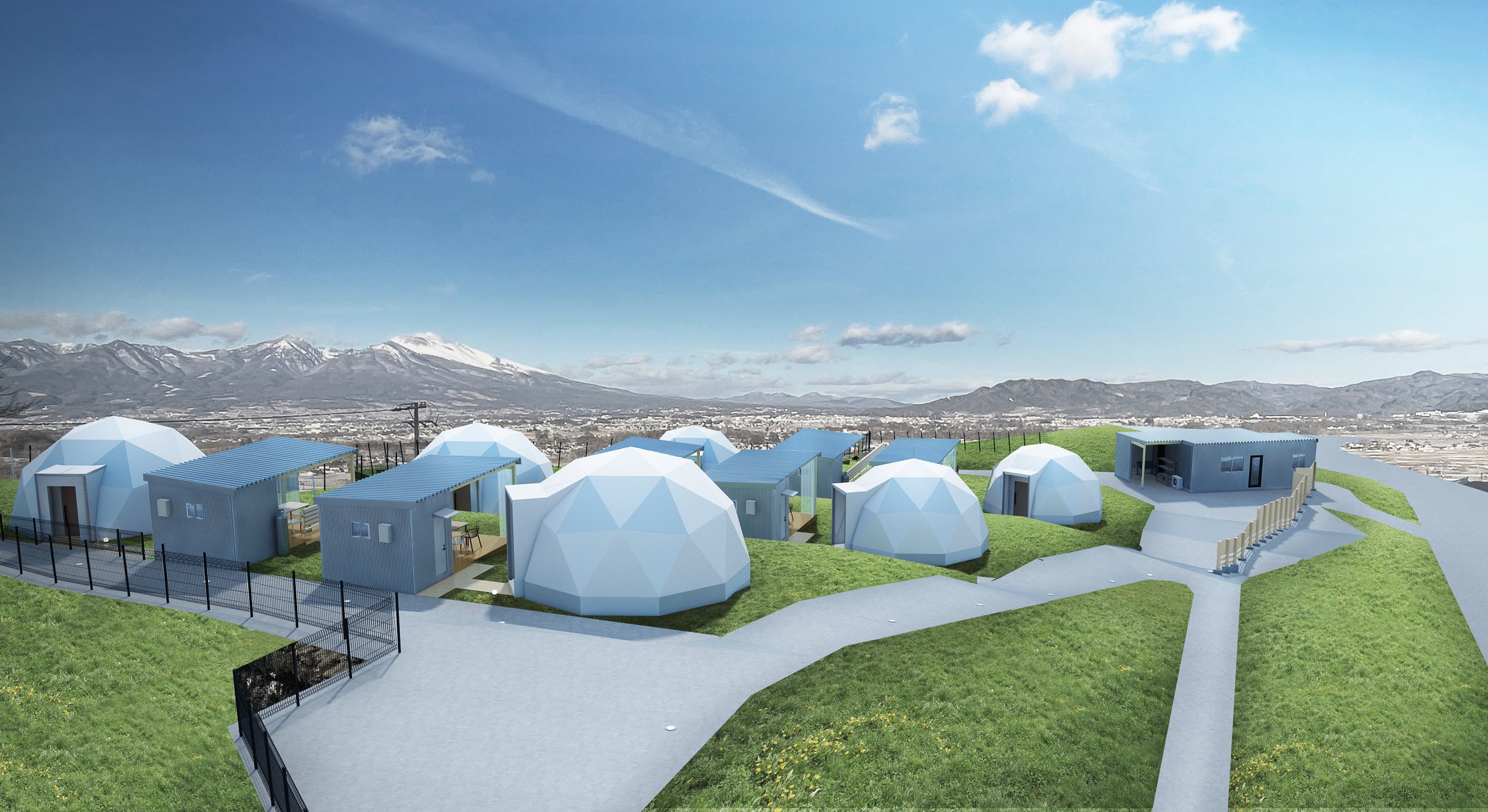 のぞみグランピング＆スパ 佐久×軽井沢 ドームテント